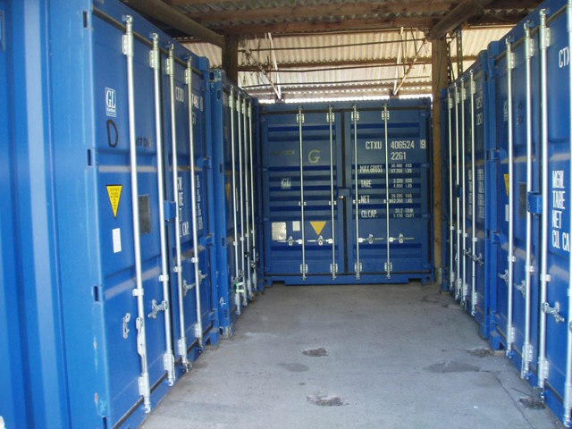 inside storage container